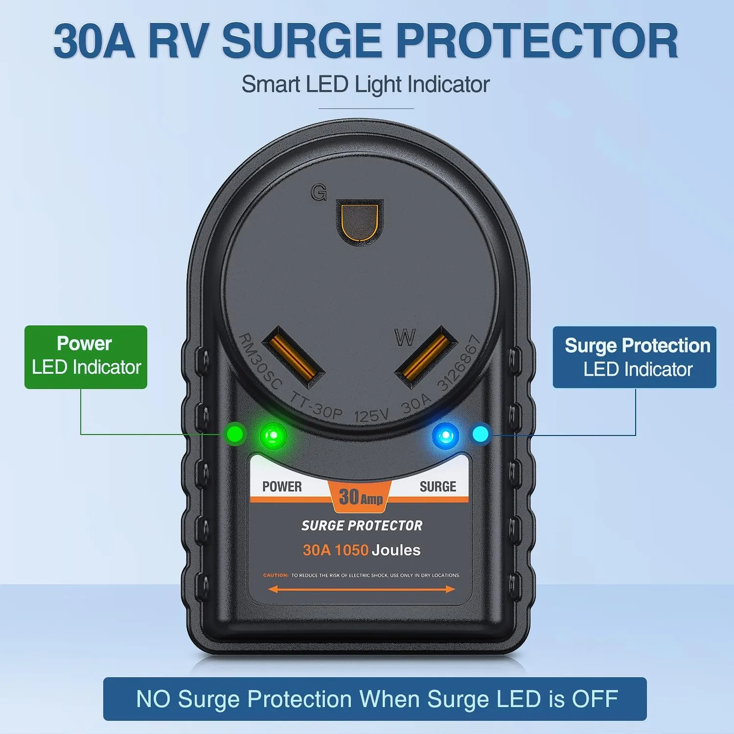 30Amp RV Surge Protector Adapter