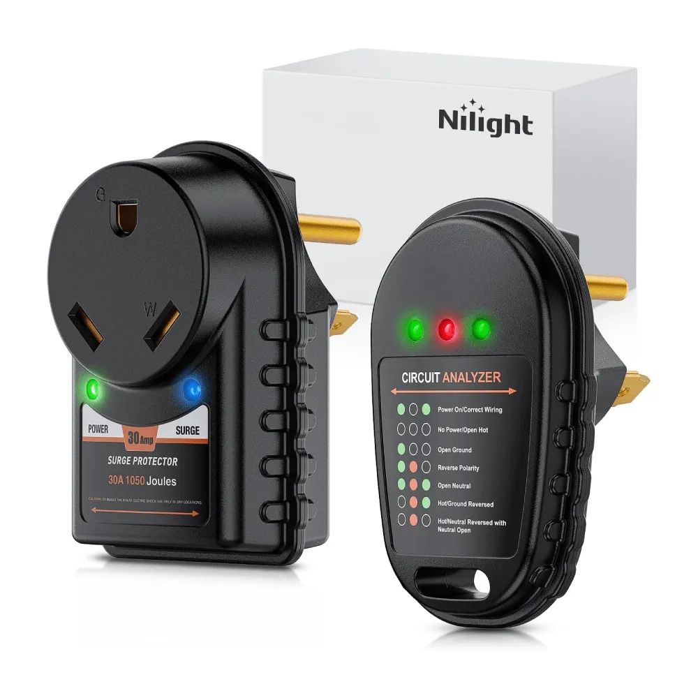30Amp RV Surge Protector & 30Amp Circuit Tester
