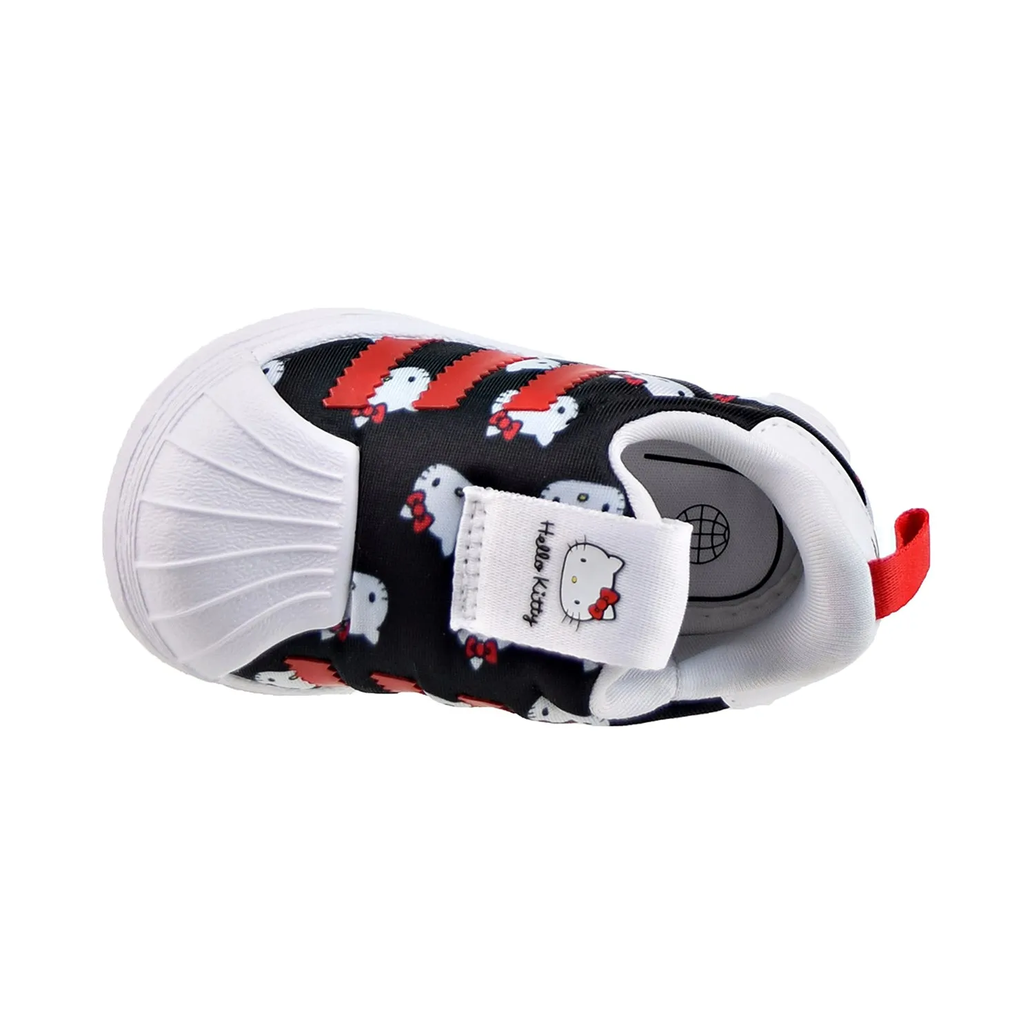 Adidas Hello Kitty Superstar 360 Toddlers Shoes Cloud White-Core Black-Vivid Red