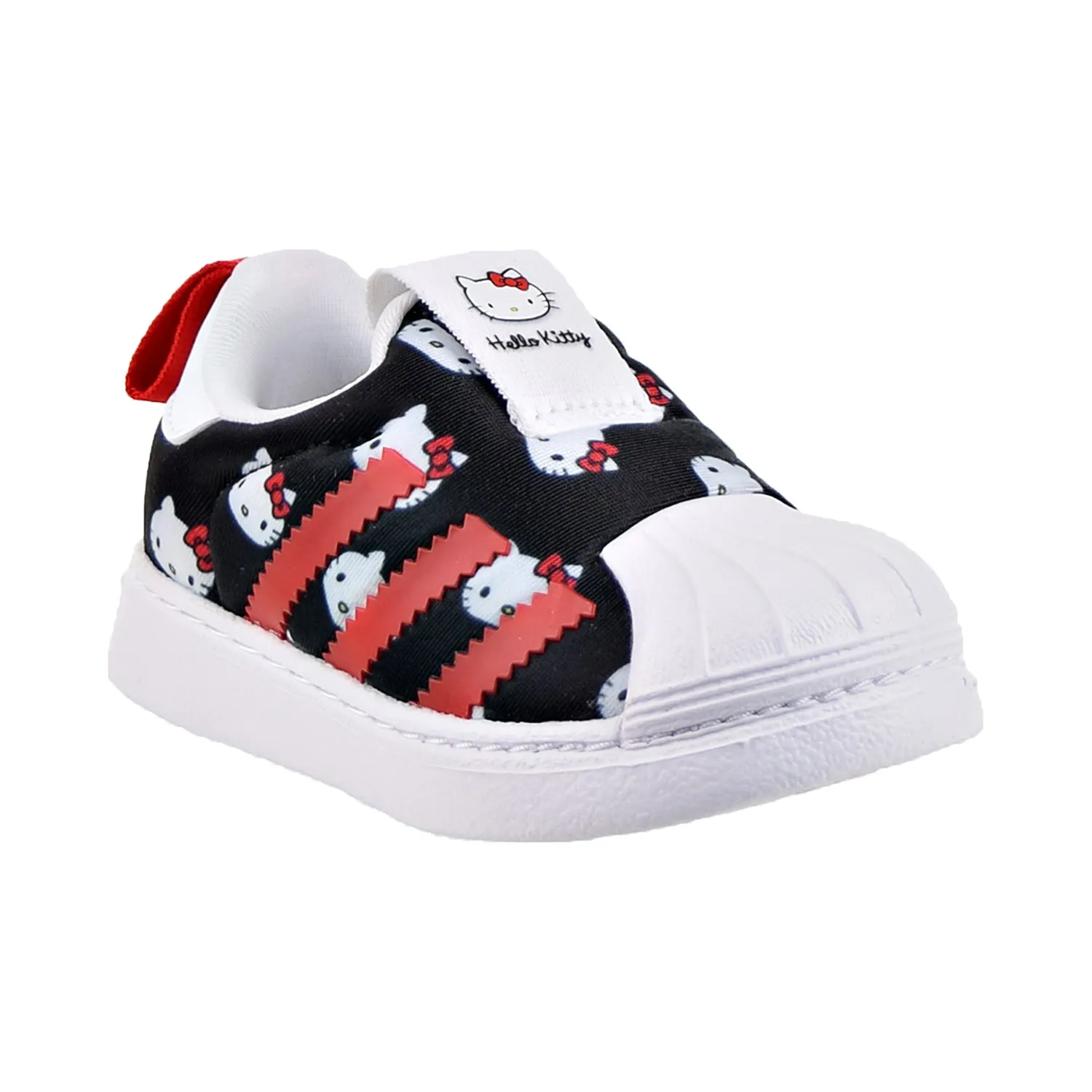Adidas Hello Kitty Superstar 360 Toddlers Shoes Cloud White-Core Black-Vivid Red