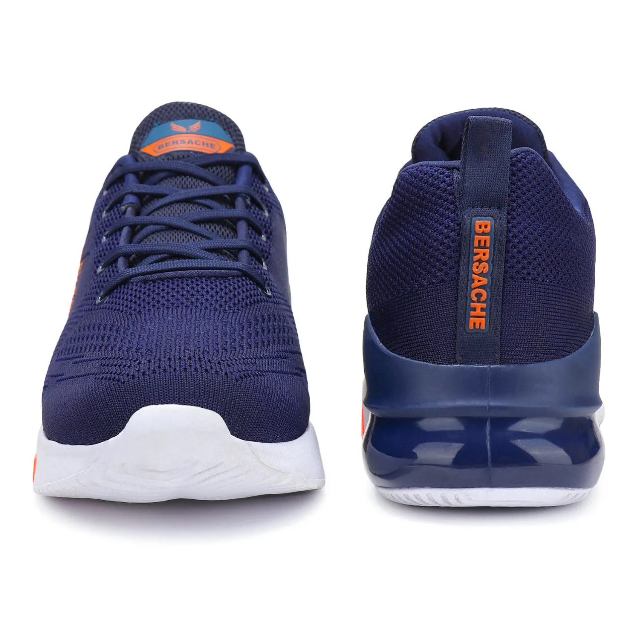 Bersache Lightweight Sports Running Shoes For Men Navy-9048