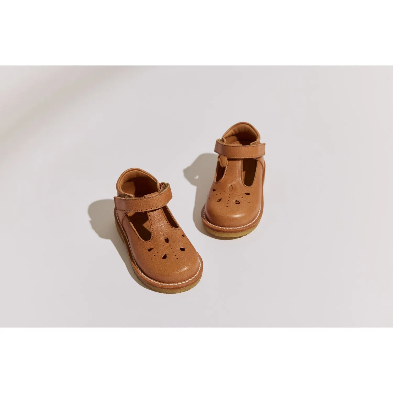 Bisgaard Caramel Noelle First Step Shoe