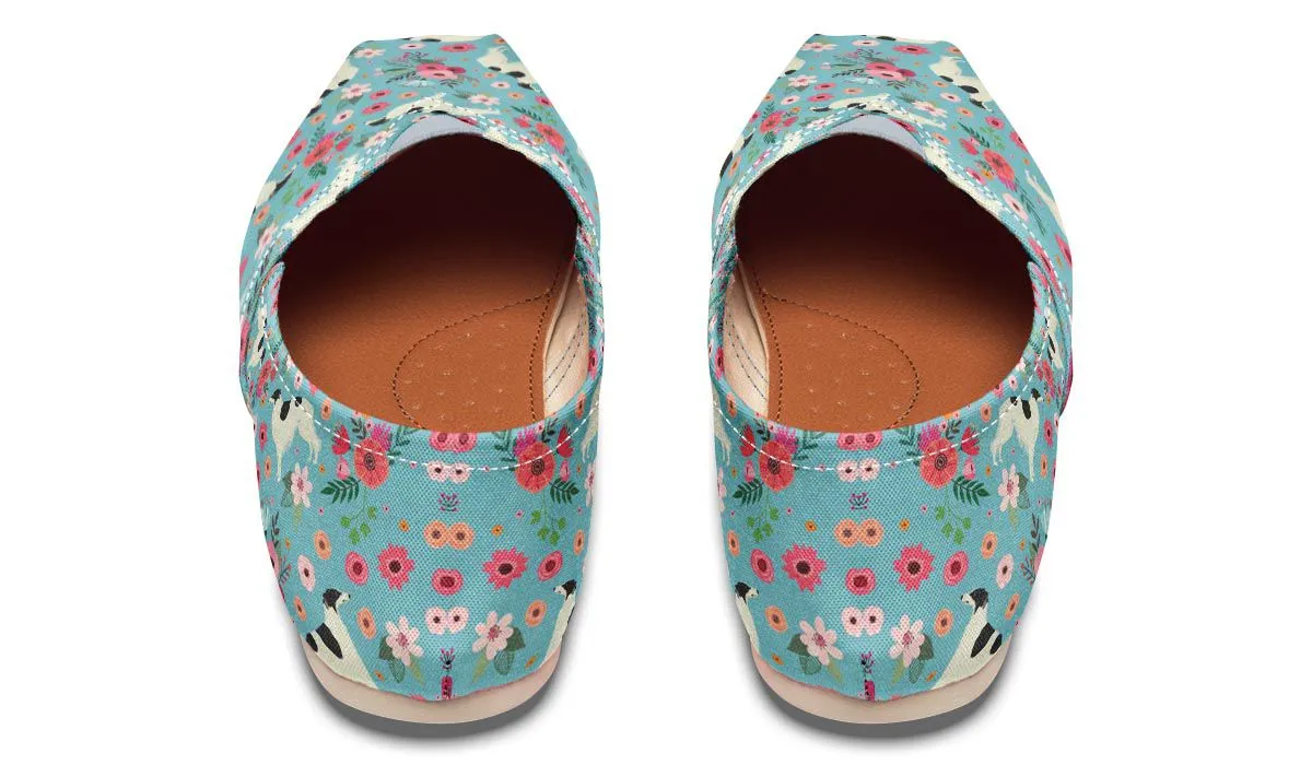 Borzoi Flower Casual Shoes
