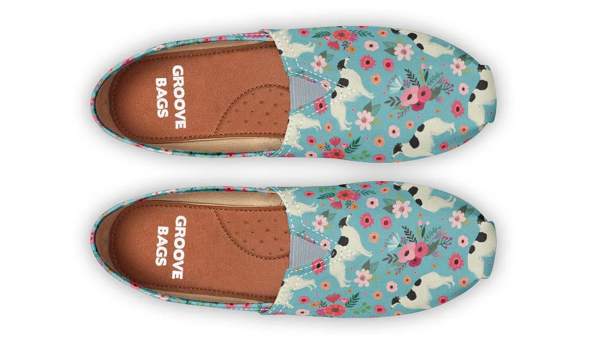 Borzoi Flower Casual Shoes