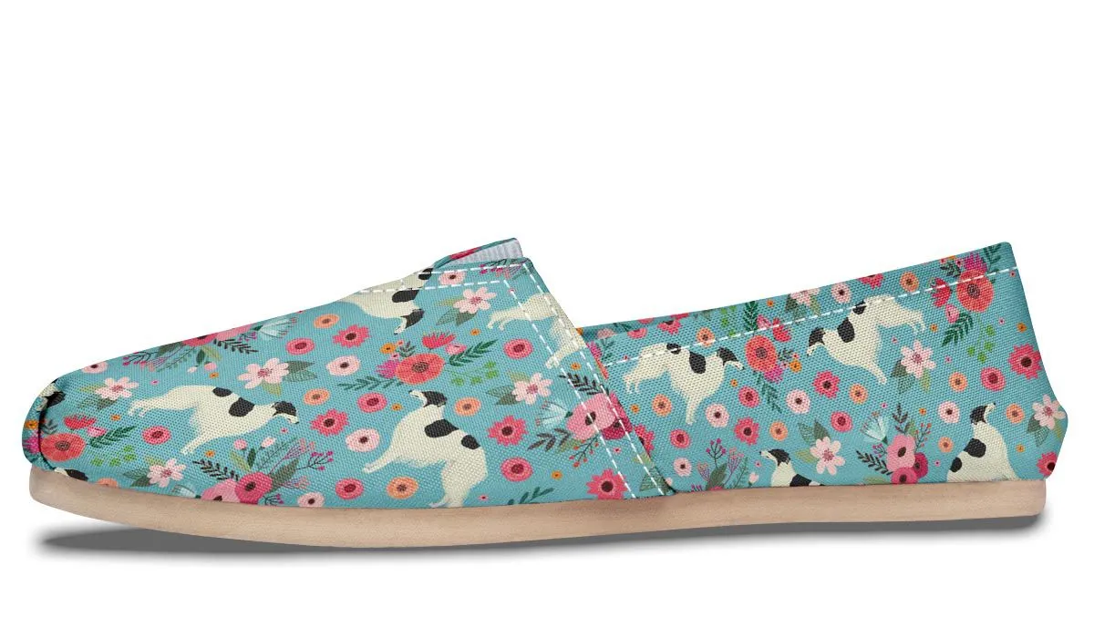 Borzoi Flower Casual Shoes