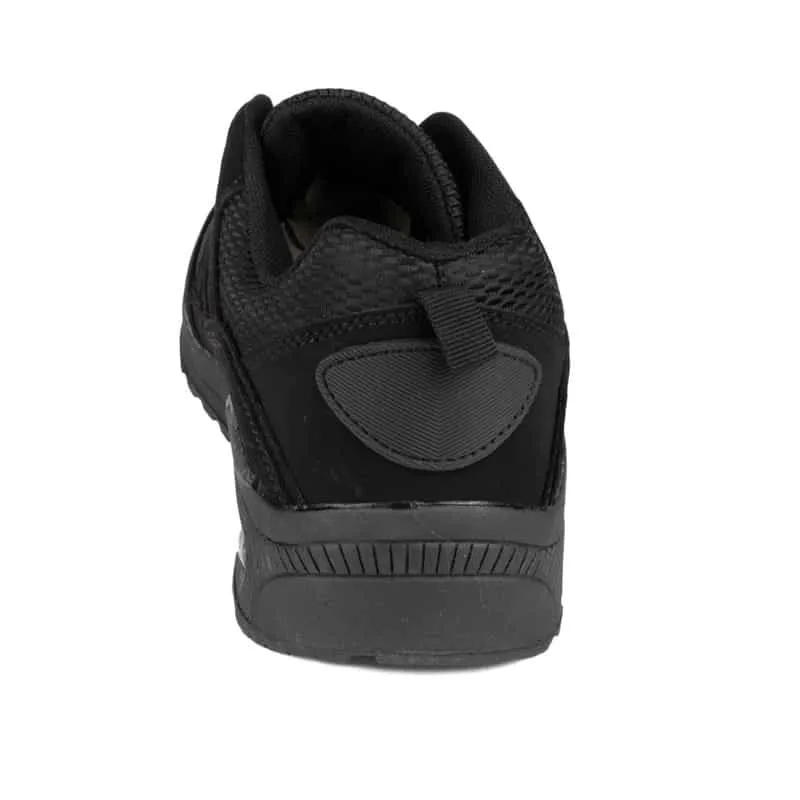 Boys Black Lightweight Mesh Trainer