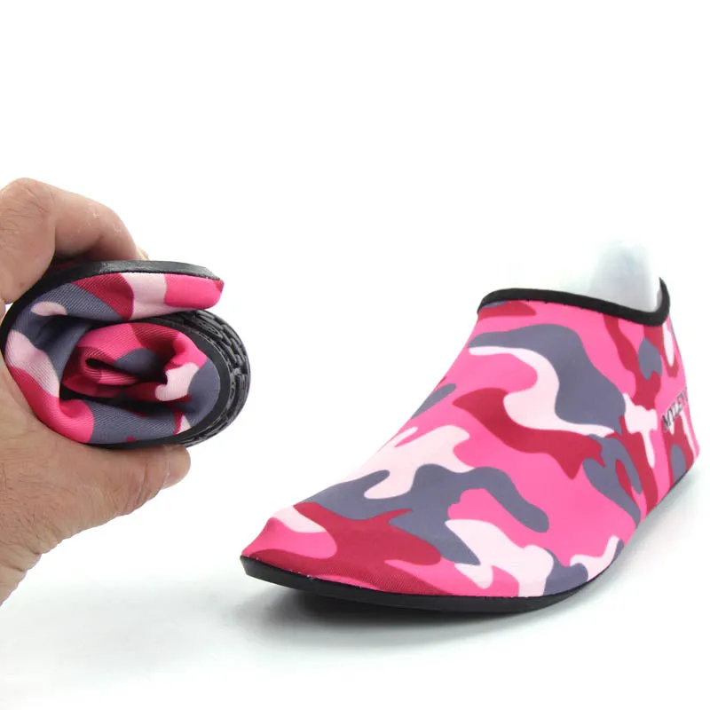 Camouflage Beach Swim Shoes #Pink #Beach Shoes #Swim Shoes