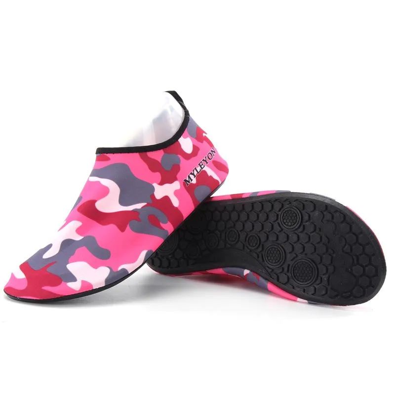 Camouflage Beach Swim Shoes #Pink #Beach Shoes #Swim Shoes