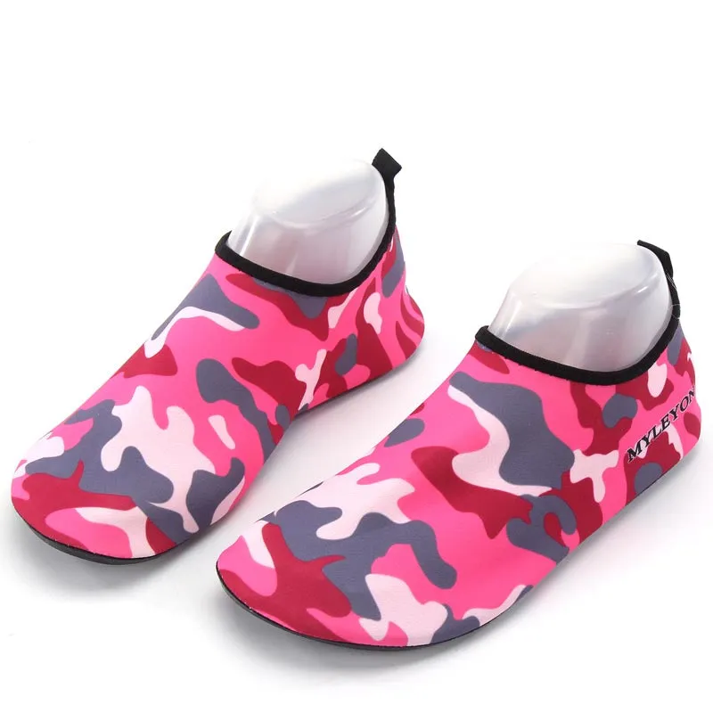 Camouflage Beach Swim Shoes #Pink #Beach Shoes #Swim Shoes
