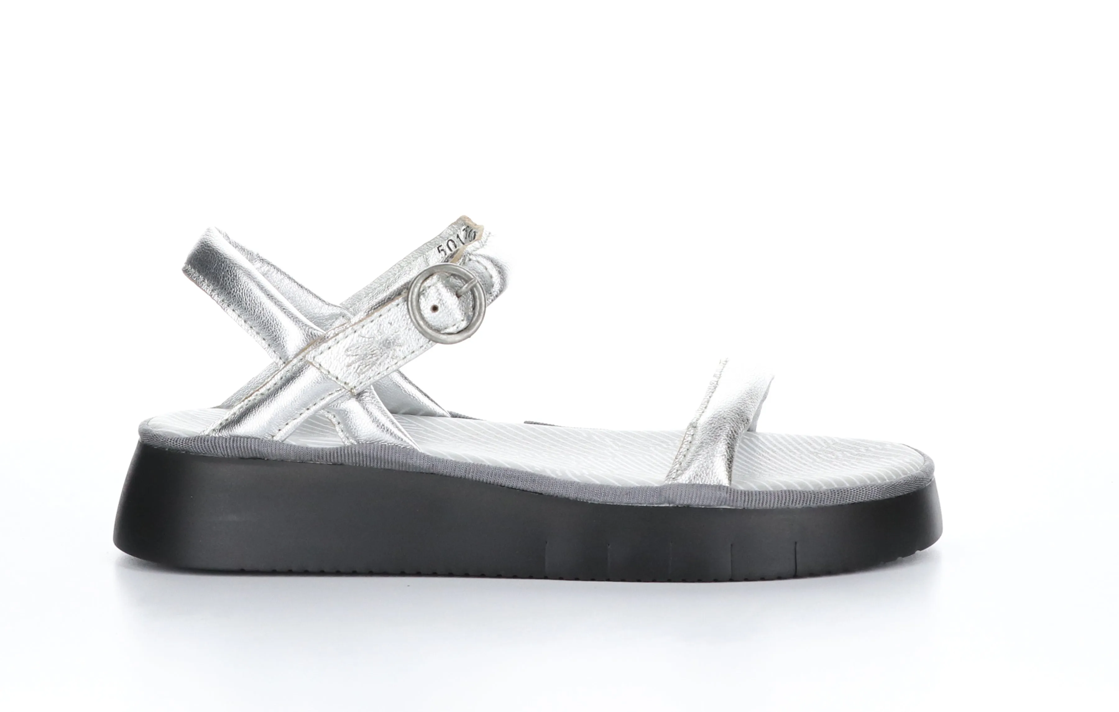 CETO315FLY Idra Silver Strappy Sandals