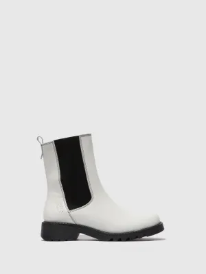 Chelsea Ankle Boots REIN795FLY RUG OFFWHITE (BLACK)