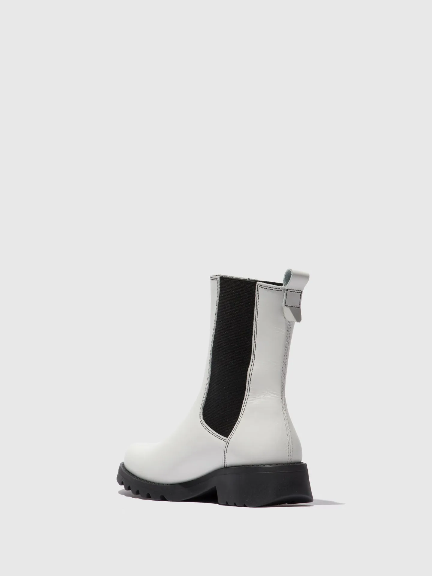 Chelsea Ankle Boots REIN795FLY RUG OFFWHITE (BLACK)