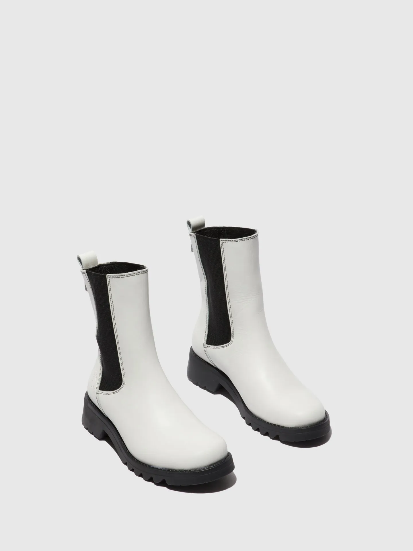 Chelsea Ankle Boots REIN795FLY RUG OFFWHITE (BLACK)