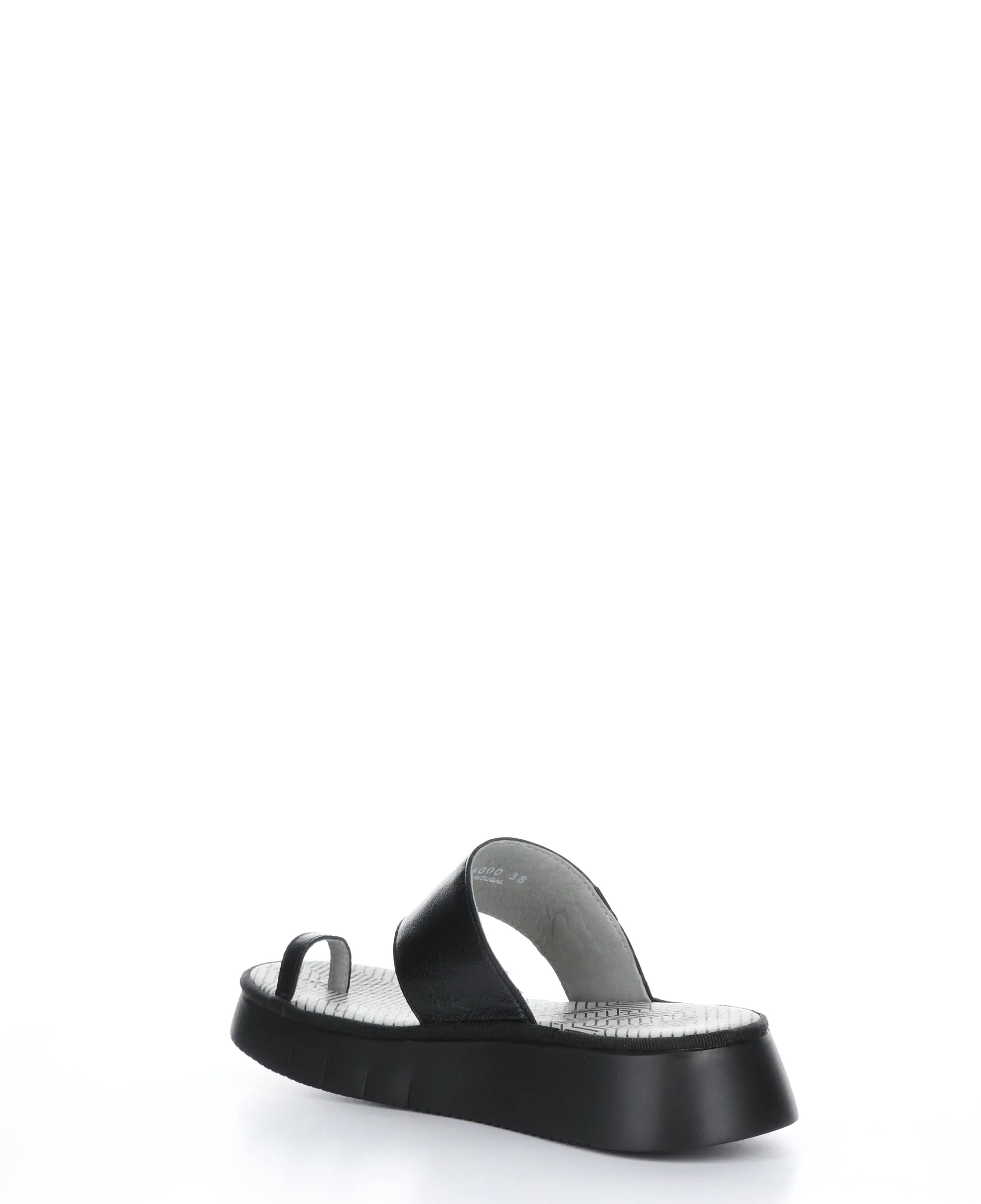 CHEV316FLY Mousse Black Strappy Sandals