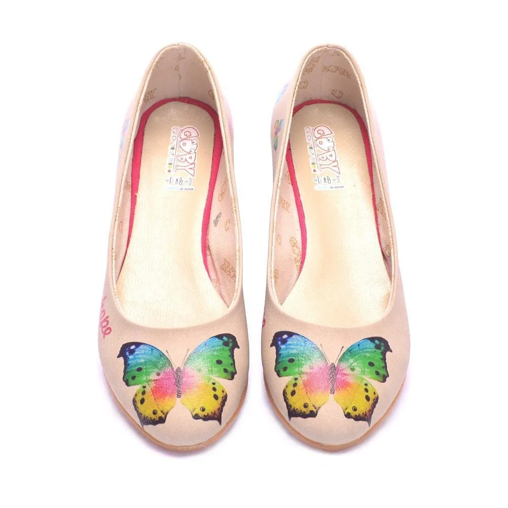 Colorful Butterfly Ballerinas Shoes 2012
