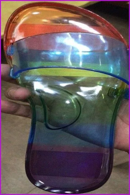 Colorful Transparent Frosted Beach Slippers F809