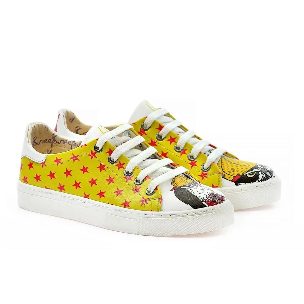 Cool Owl Slip on Sneakers Shoes NSP105