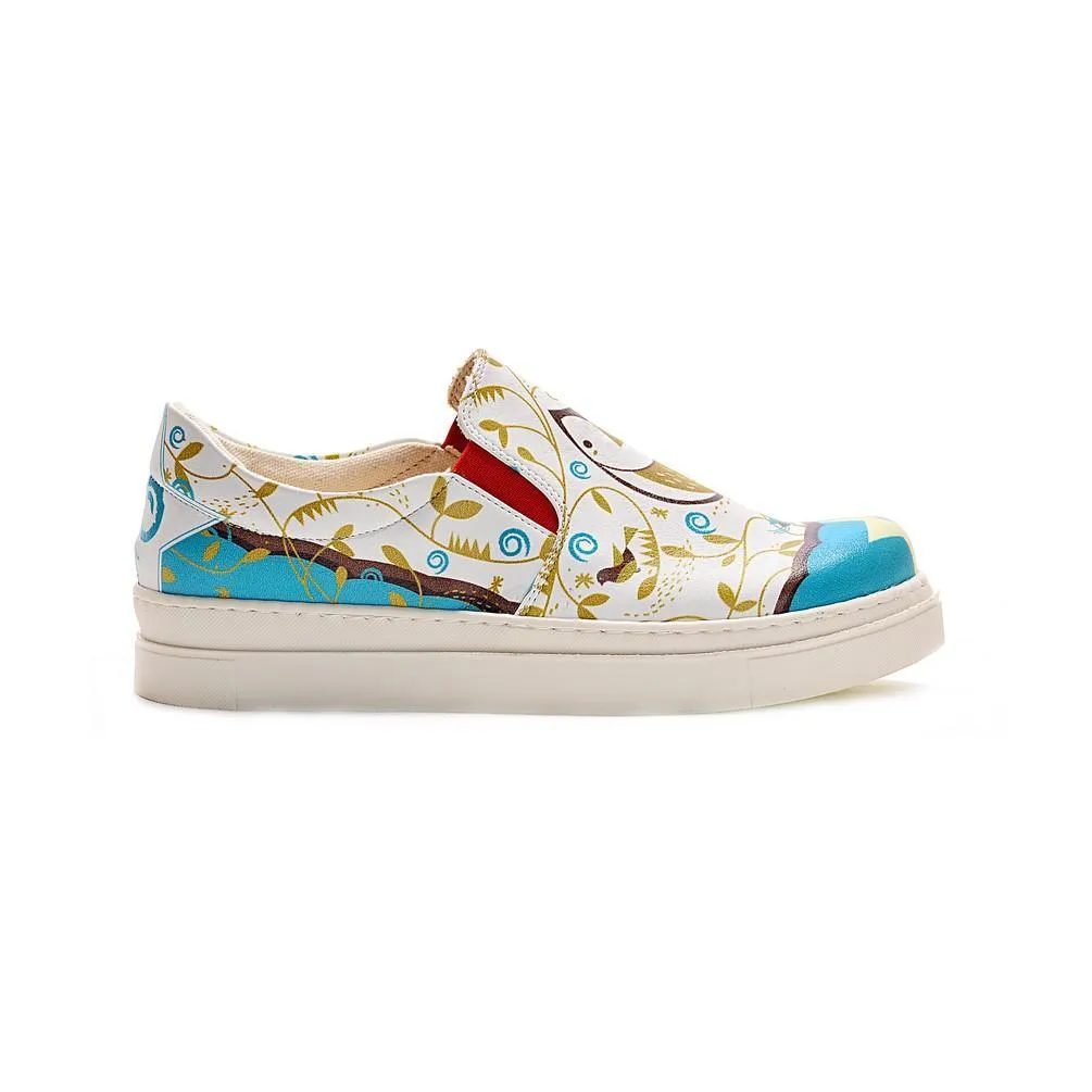 Cute Owl Slip on Sneakers Shoes NVN104
