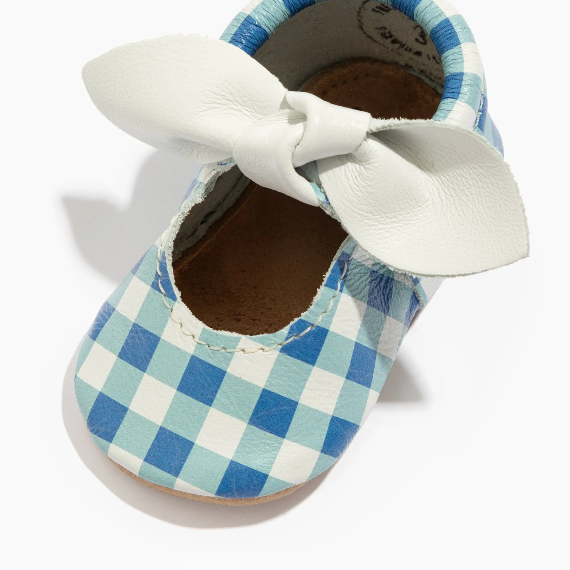 Dorothy™ Gingham Knotted Bow Baby Shoe