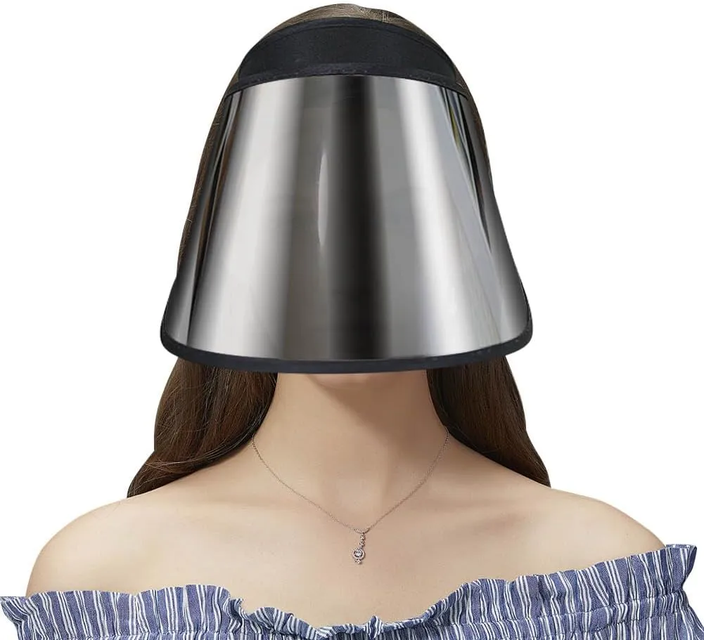 Face_Shield Protector Sun Visor Hat UV Protection Summer Sun Cap Great for Oudtoor Hiking Camping Golf Tennis Cycling