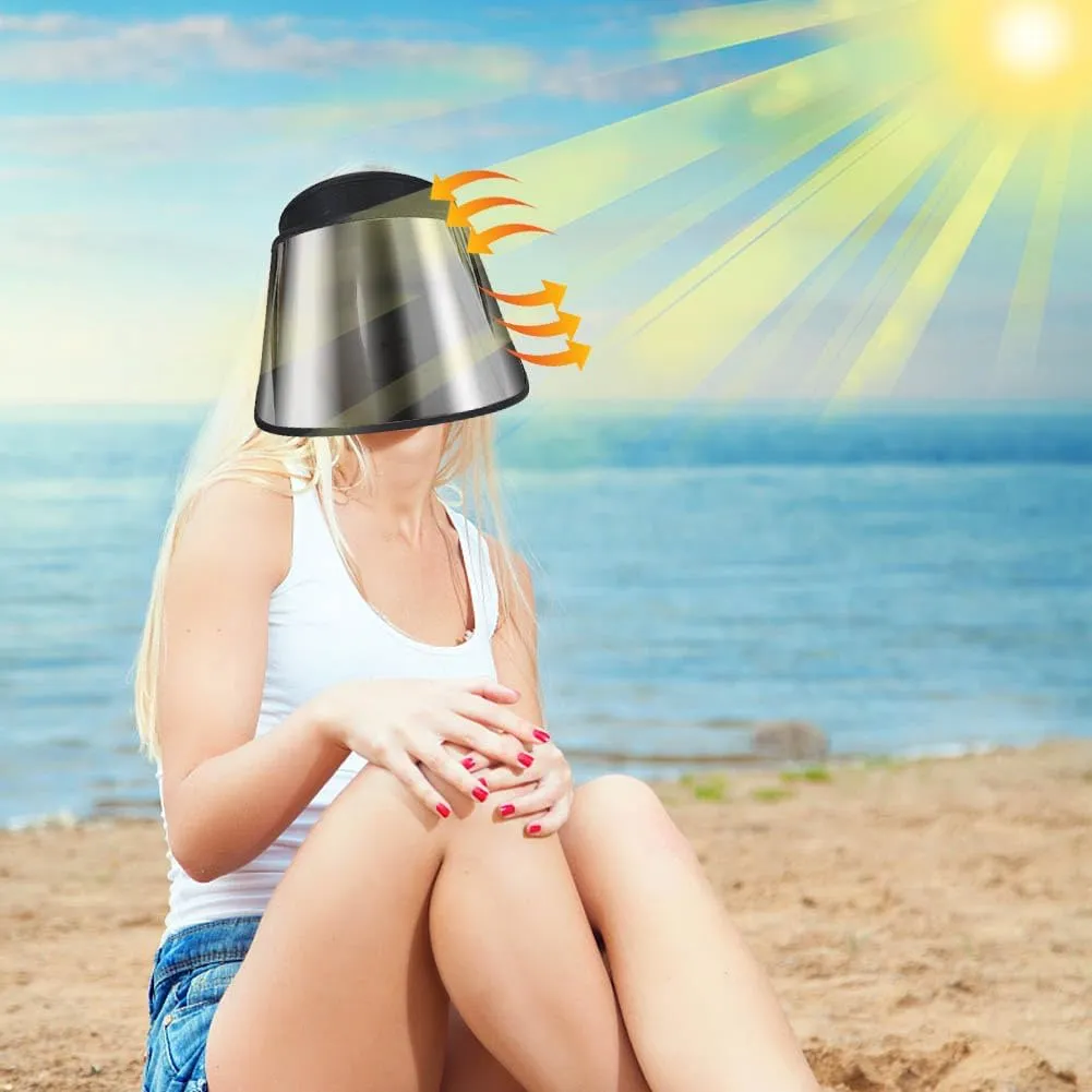 Face_Shield Protector Sun Visor Hat UV Protection Summer Sun Cap Great for Oudtoor Hiking Camping Golf Tennis Cycling
