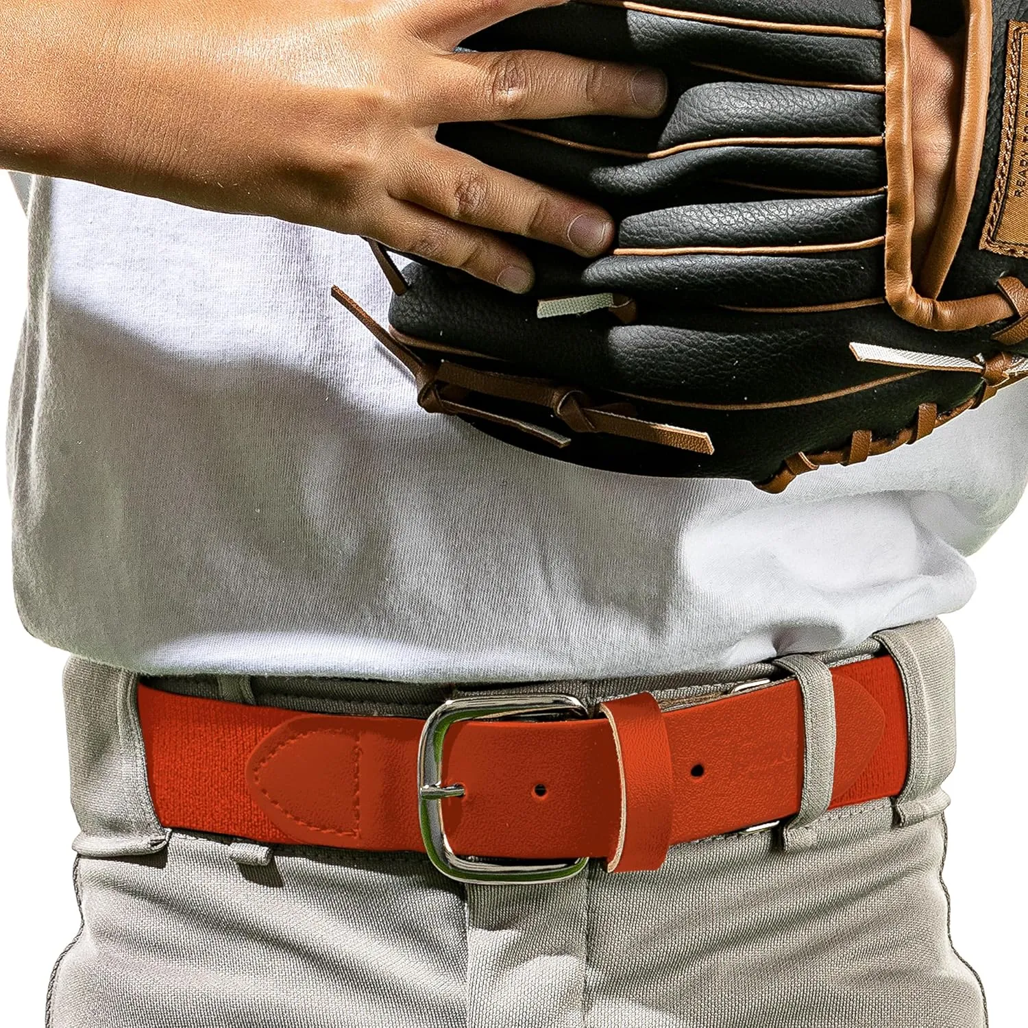 Franklin Sports Baseball Belt - Teeball, Baseball   Softball Belt - Boys   Girls   Adult - Adjustable for Pants - 22" to 48"