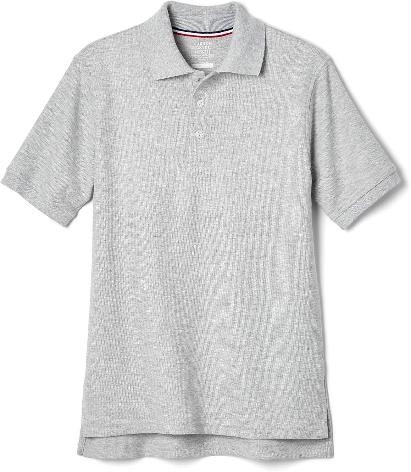 French Toast Boys' Short Sleeve Pique Polo Uniform Shirt (Standard & Husky)