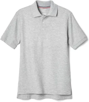 French Toast Boys' Short Sleeve Pique Polo Uniform Shirt (Standard & Husky)