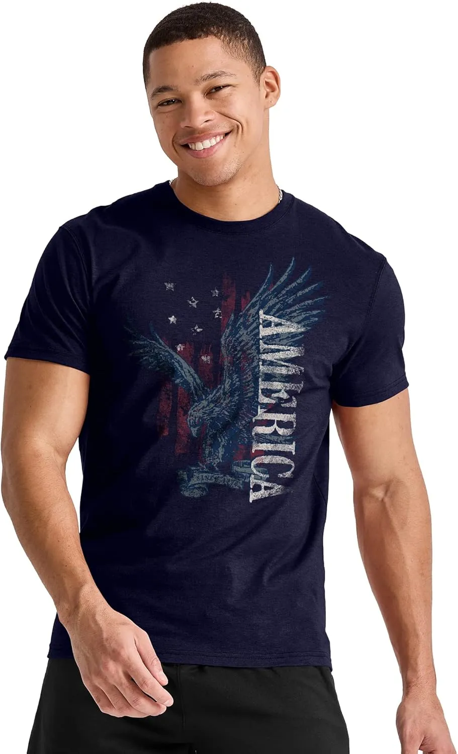 Hanes Men's Essentials Short Sleeve Graphic Tee