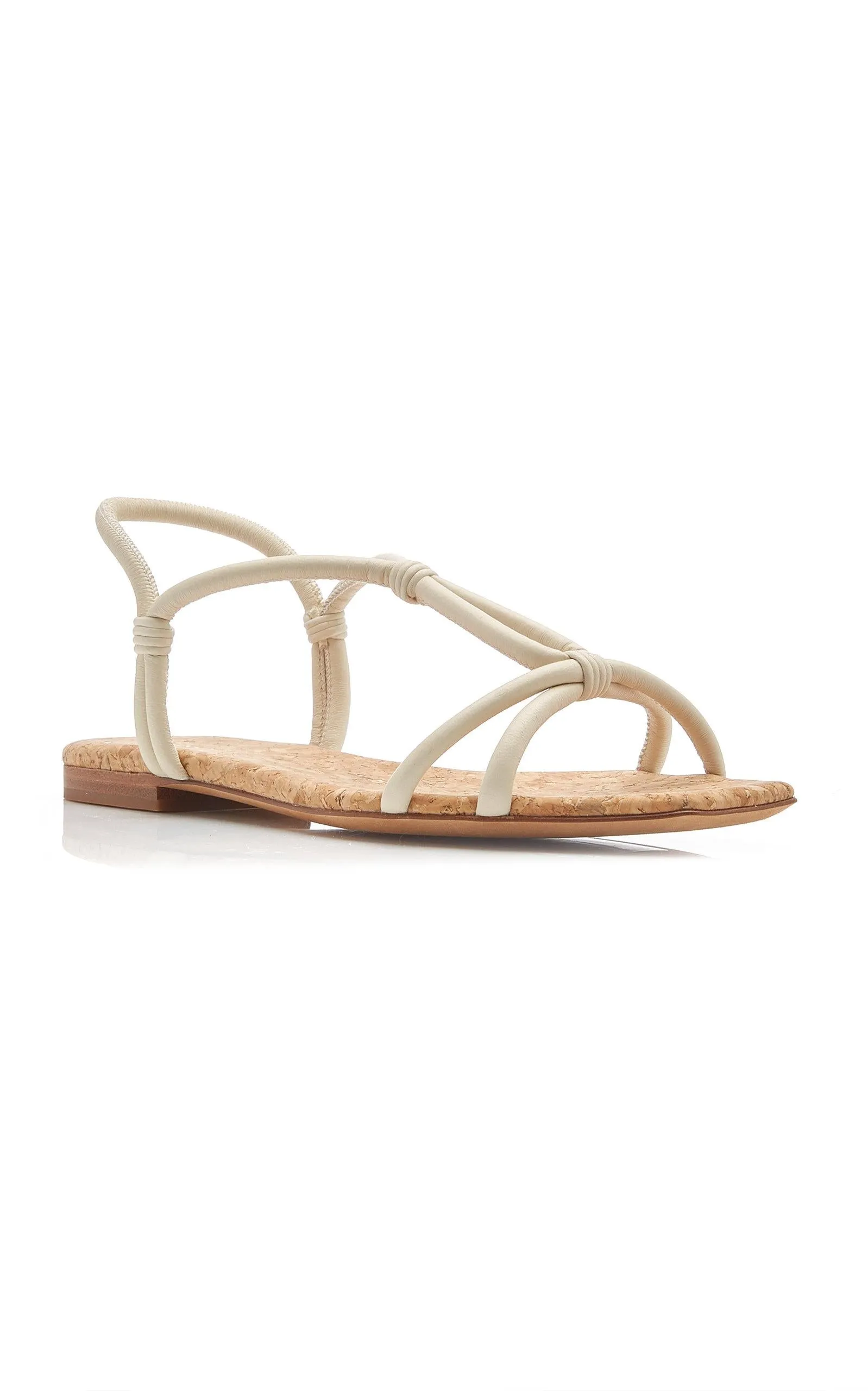 Hazen Leather Flat Sandals