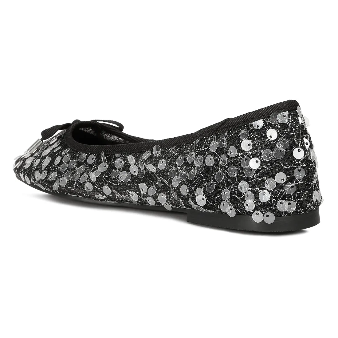 Iysander Embellished Sheer Ballet Flats