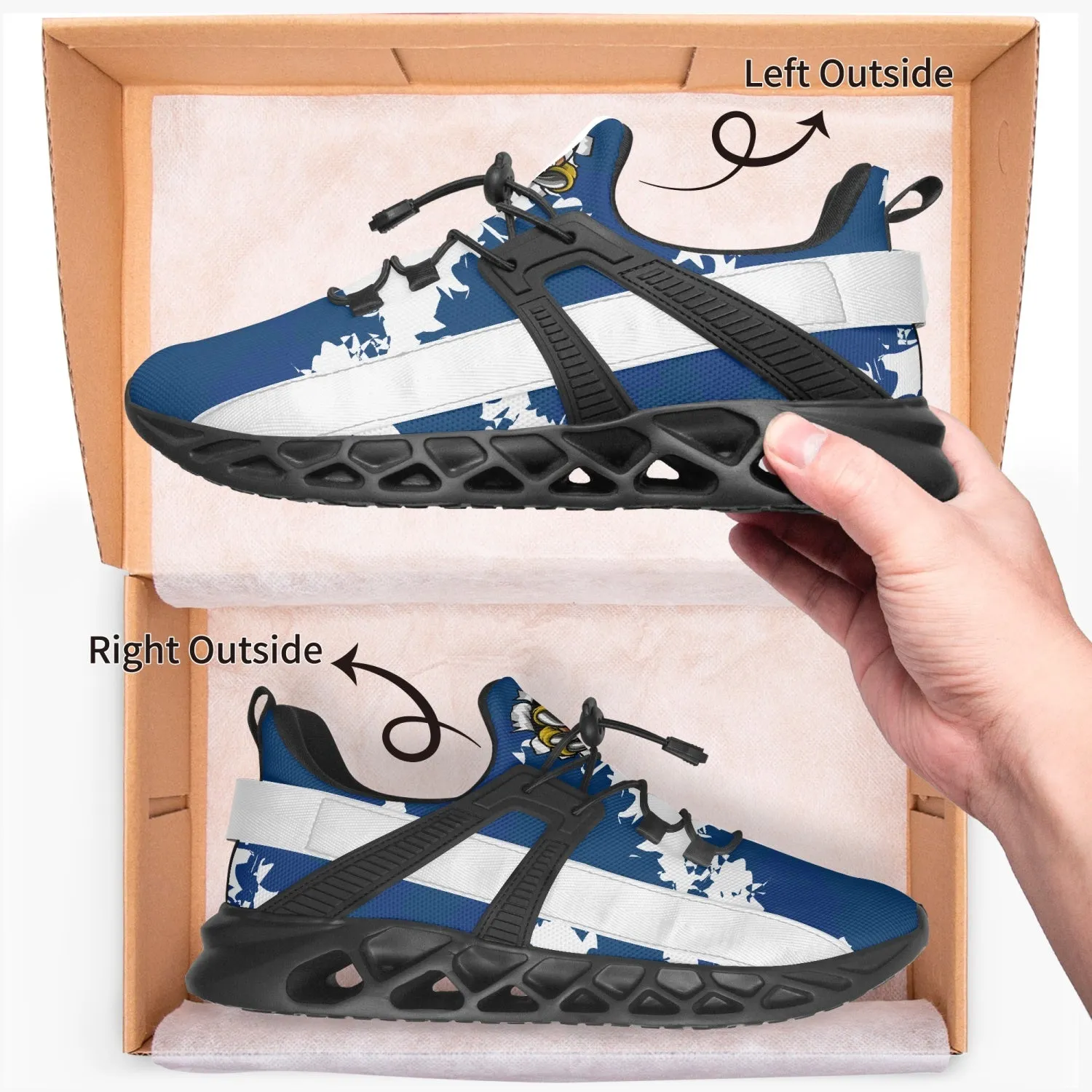Kicxs IND Camo Mesh Running Shoes