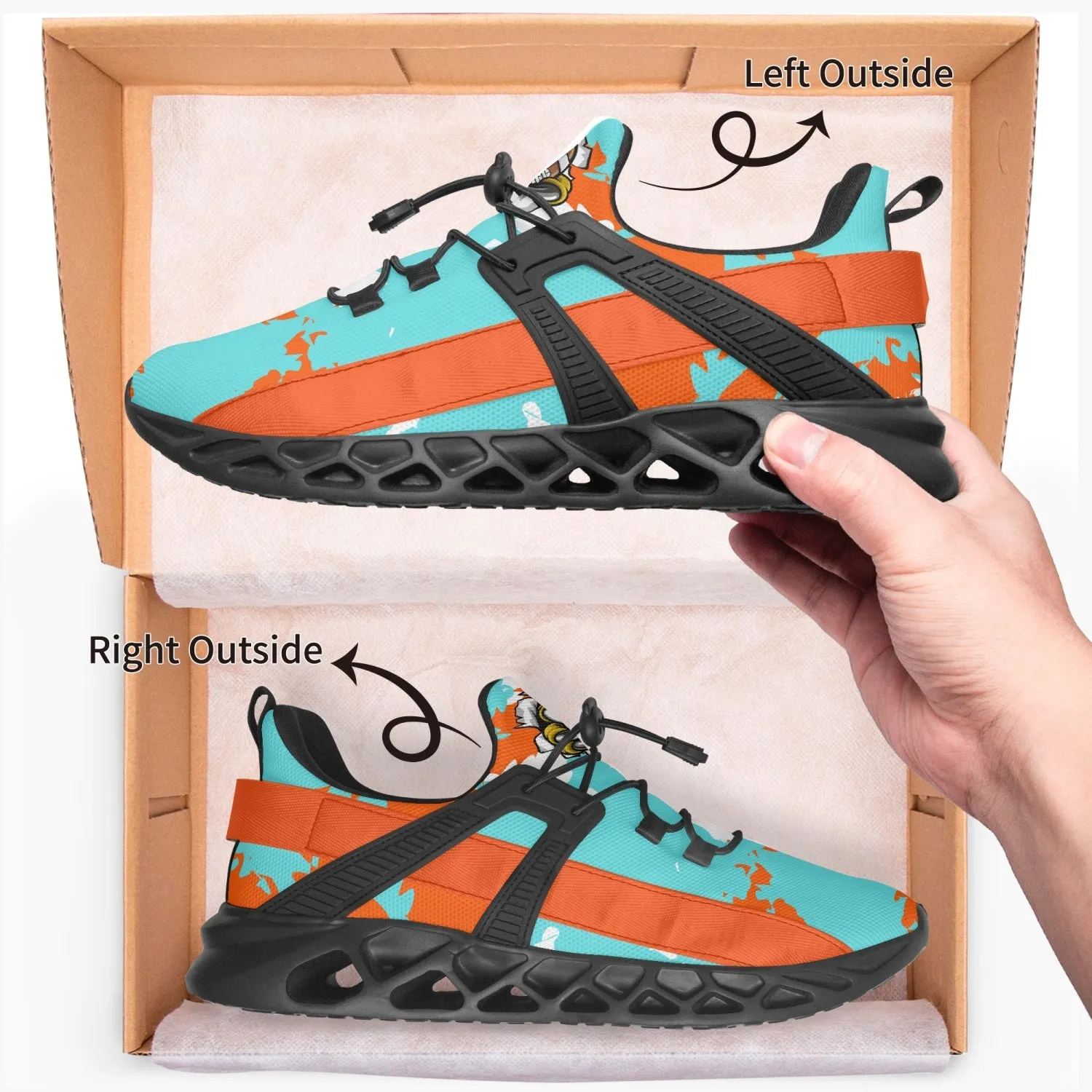 Kicxs MIA Camo Mesh Running Shoes