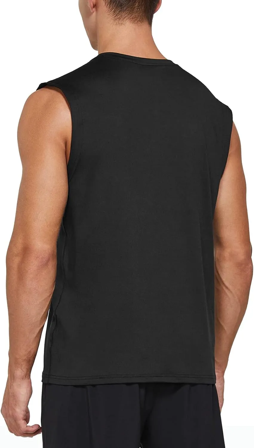 Ksmien Men's Sleeveless Quick Dry Workout/Bodybuilding Tank Top