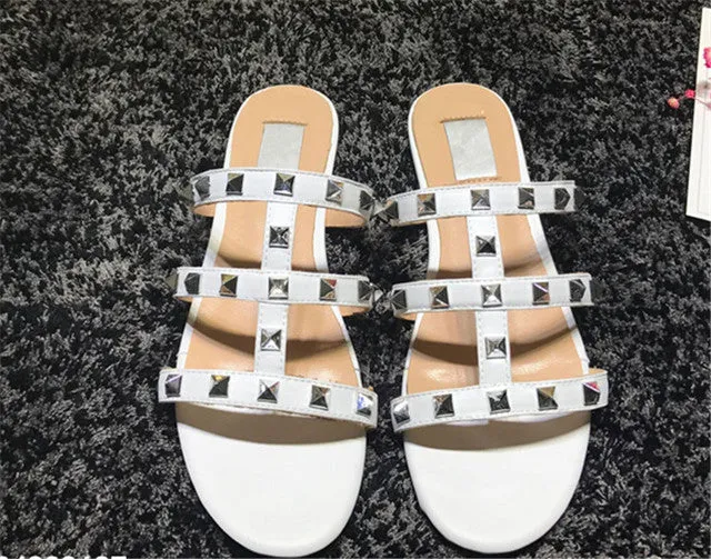 Luxury Designer Genuine Leather Comfortable European Sandals