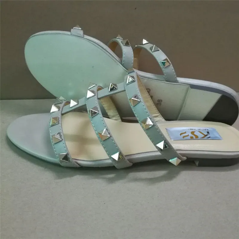 Luxury Designer Genuine Leather Comfortable European Sandals