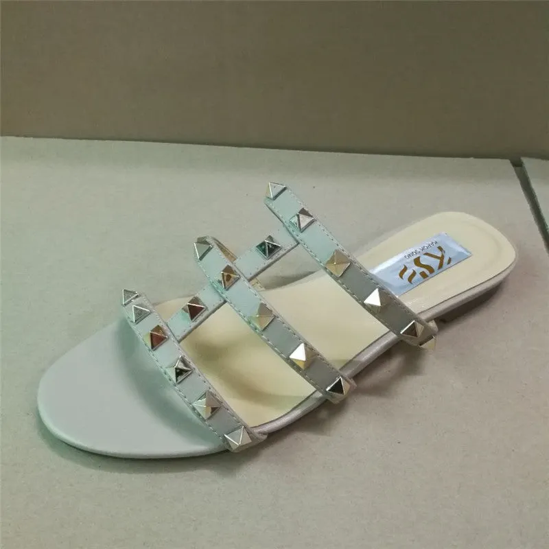 Luxury Designer Genuine Leather Comfortable European Sandals