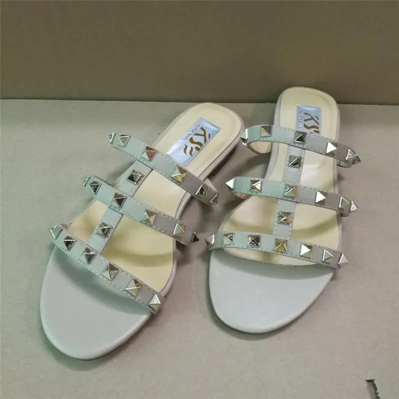 Luxury Designer Genuine Leather Comfortable European Sandals