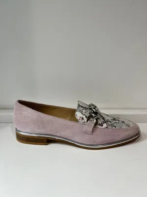 Mauve Suede Loafer