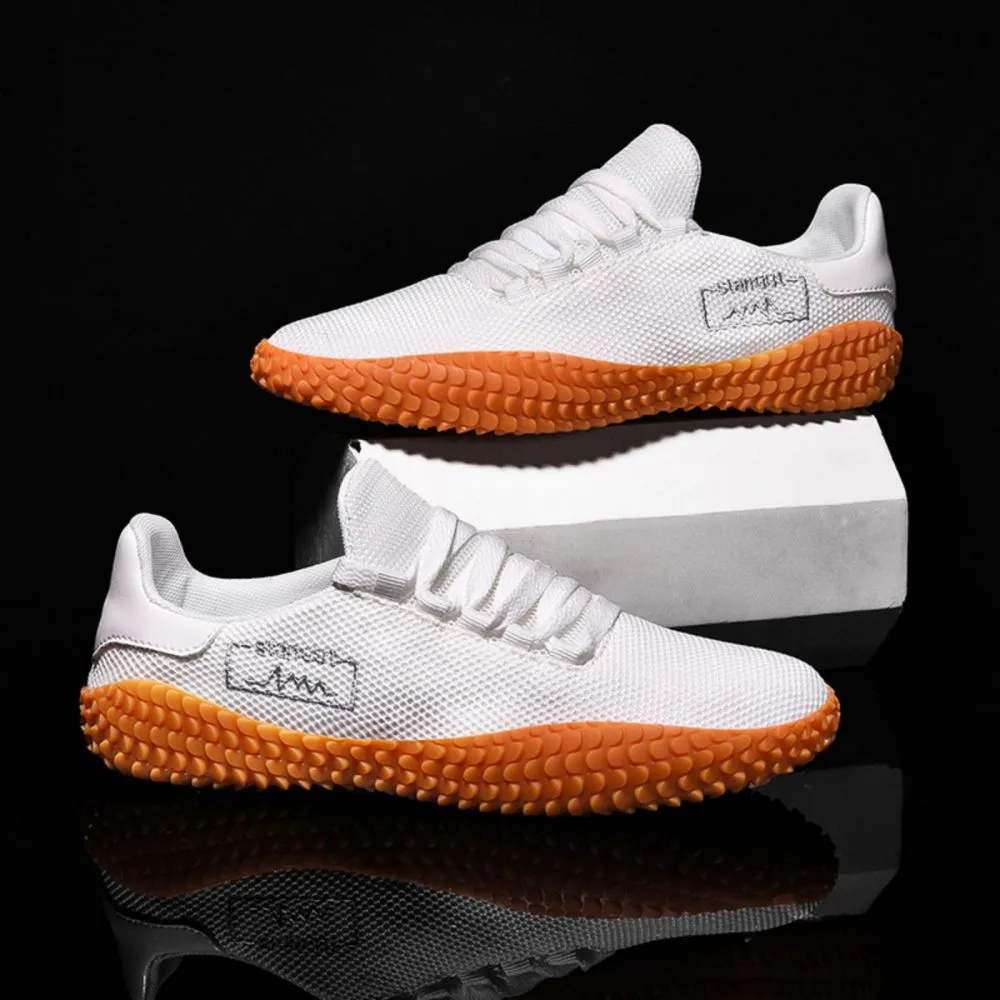 Men’s Sneakers Barefoot Lightweight Shoes - White Size US11 = EU46