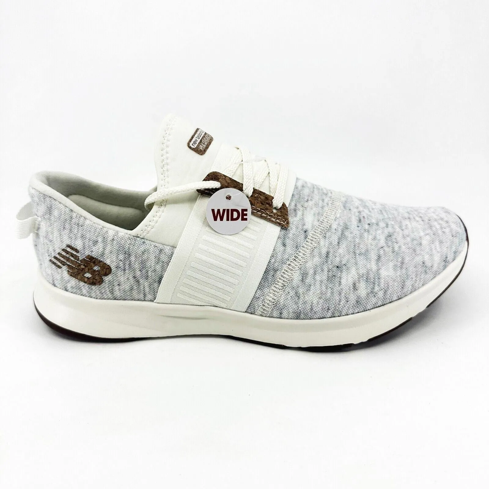 New Balance DynaSoft Nergize V3 Beige Womens Wide Lightweight Walking Shoes