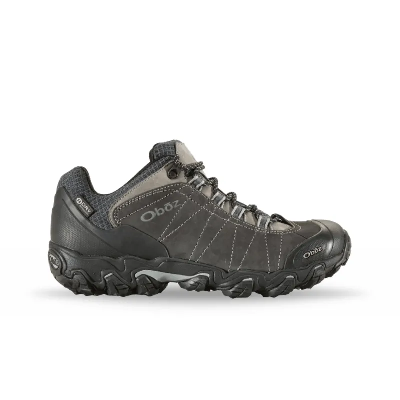Oboz Men's Bridger Low Waterproof - Dark Shadow
