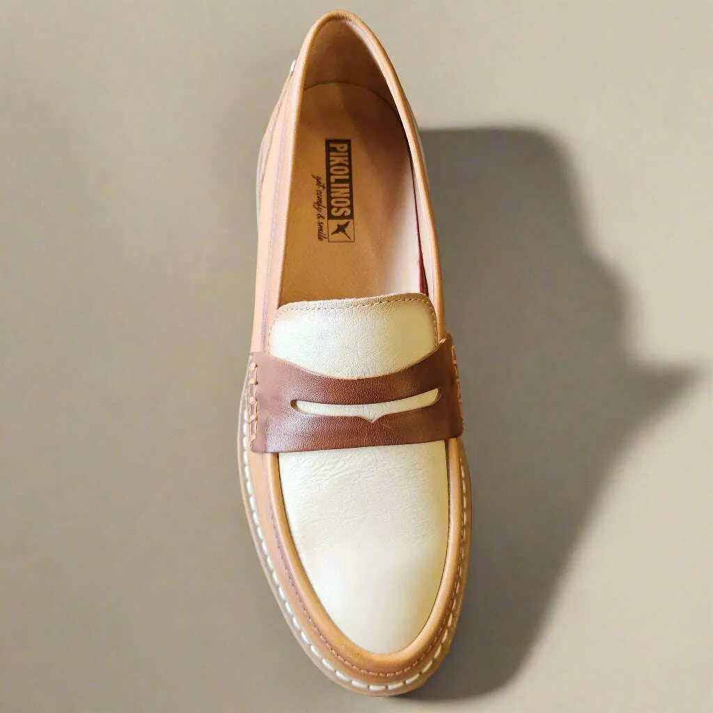 PIKOLINOS  - Aldaya Loafer in Almond Combo