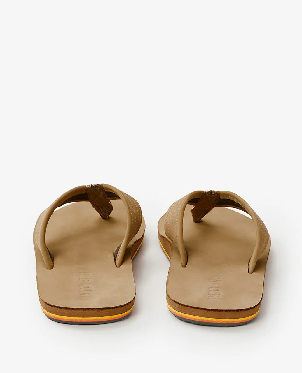 Revival Leather Open Toe Shoes - Tan