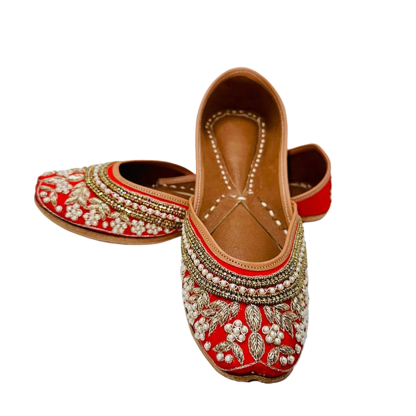 Rose Garden Flat Juttis