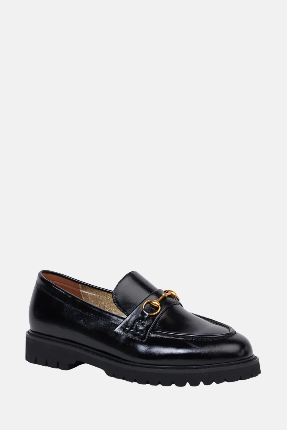 Shandre Loafer | Black Hi-Shine