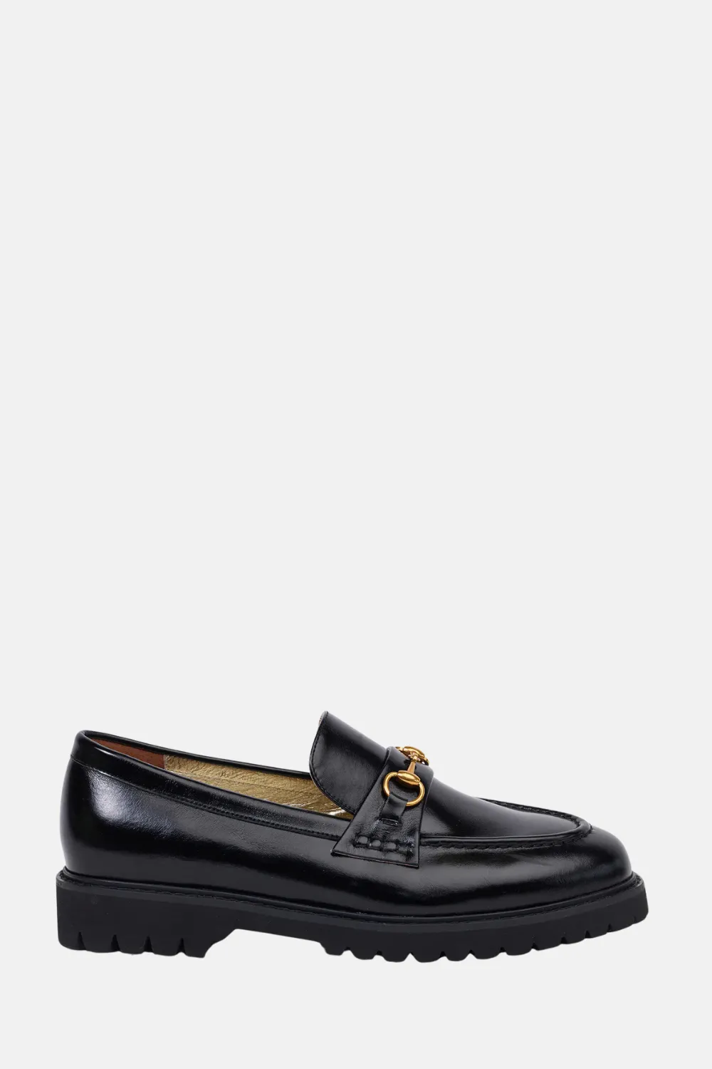 Shandre Loafer | Black Hi-Shine