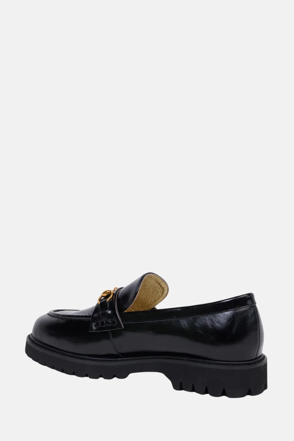 Shandre Loafer | Black Hi-Shine