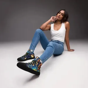 Space Graphic Canvas Shoes Limit High Style