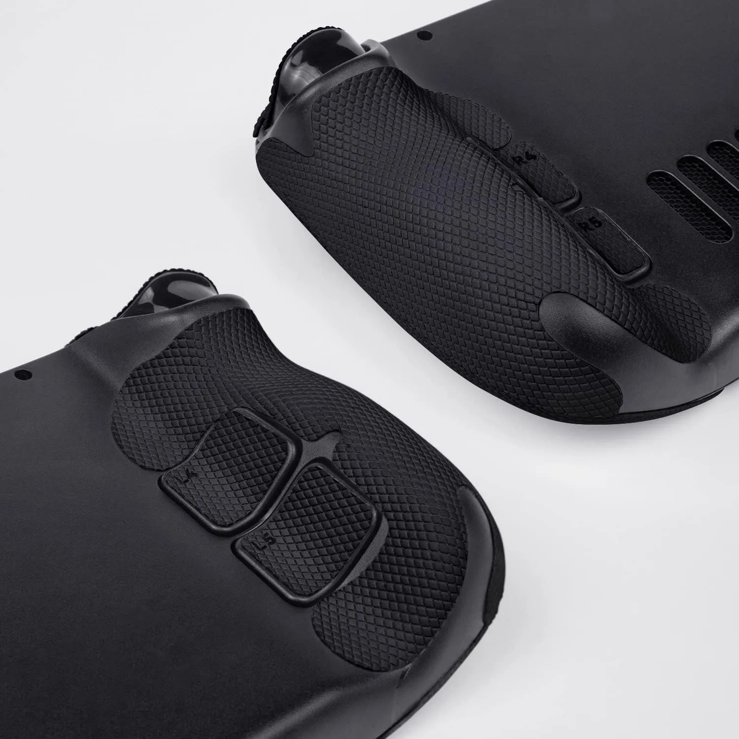 TALONGAMES Controller Grips Compatible with Steam Deck OLED / Steam Deck Controllers, Anti-Slip, Sweat-Absorbent, Textured Skin kit, for Handle Grips, Buttons, Triggers, D-pad ( Pro - Black )